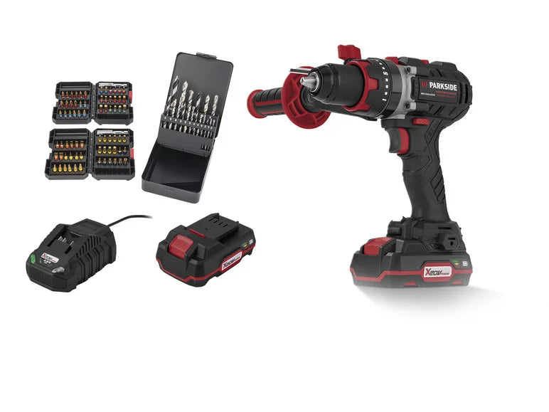 PARKSIDE PERFORMANCE® Cordless percussion drill PSBSAP 20-Li C3, 20 V