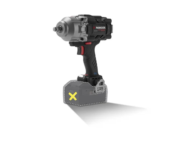 PARKSIDE PERFORMANCE® Cordless impact wrench PSAP 20-Li B4, 20 V