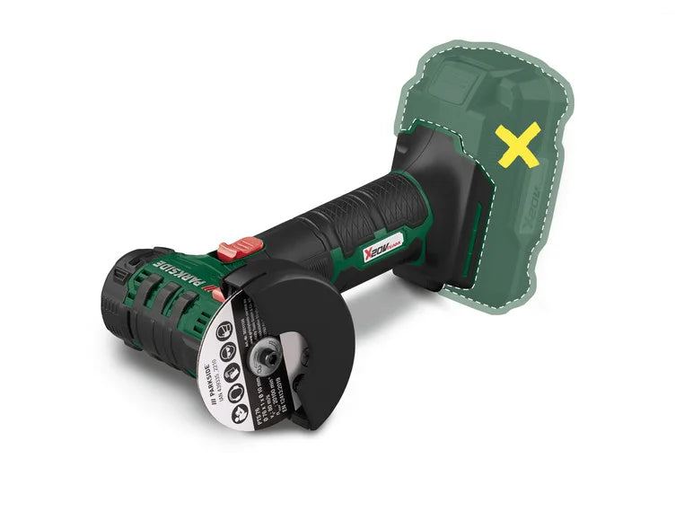 PARKSIDE® Cordless angle grinder PWSAM 20-Li A1, 20 V