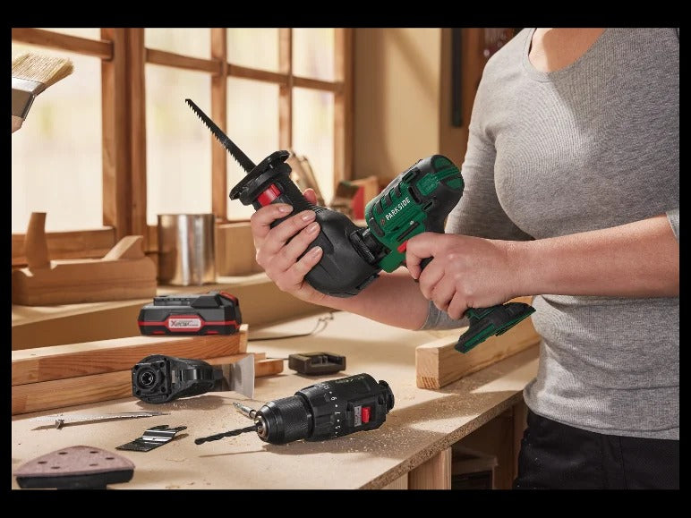 PKGA 20-Li C2 Cordless Multifunction Appliance Set + Battery + Charger, 20 V