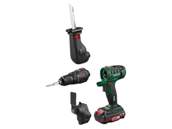 PKGA 20-Li C2 Cordless Multifunction Appliance Set + Battery + Charger, 20 V
