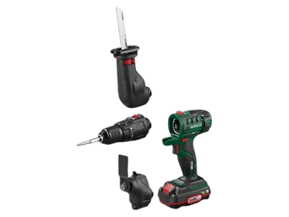 PKGA 20-Li C2 Cordless Multifunction Appliance Set + Battery + Charger, 20 V