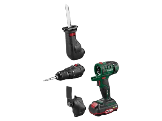 PKGA 20-Li C2 Cordless Multifunction Appliance Set + Battery + Charger, 20 V